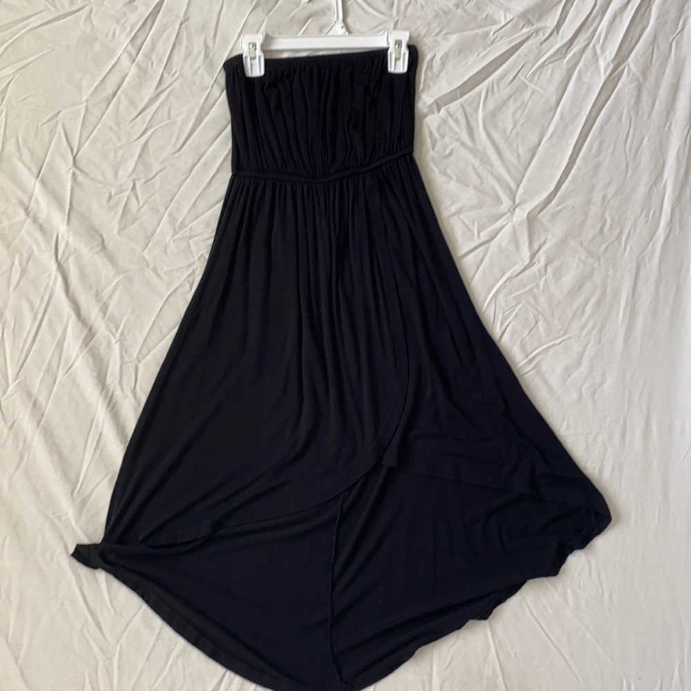 Sleeveless Black Layered Summer Dress